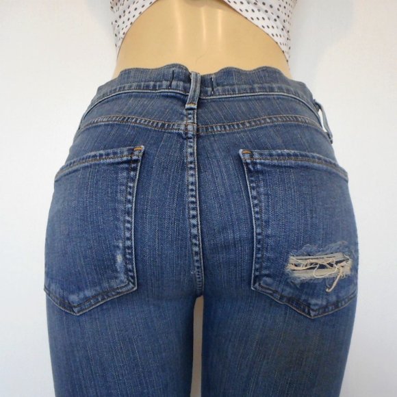 AGOLDE Jeans Size 29 Skinny Distressed Denim - Picture 5 of 15